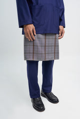 Patawali Classic Fit Baju Melayu Teluk Belanga - Dark Navy