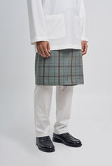 Patawali Classic Fit Baju Melayu Teluk Belanga - Antique White