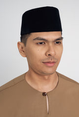 Patawali Classic Fit Baju Melayu Teluk Belanga - Hazel Brown