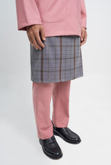 Patawali Classic Fit Baju Melayu Teluk Belanga - Dusty Pink