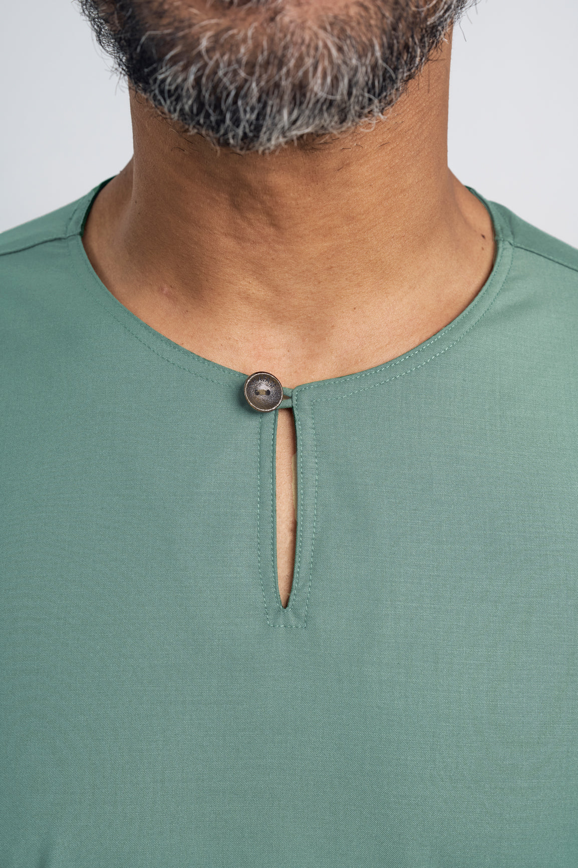 Patawali Modern Fit Baju Melayu Teluk Belanga - Grass Green