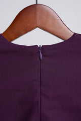 Patawali Baby Boys Baju Melayu Teluk Belanga - Dark Purple