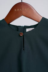 Patawali Baby Boys Baju Melayu Teluk Belanga - Deep Green