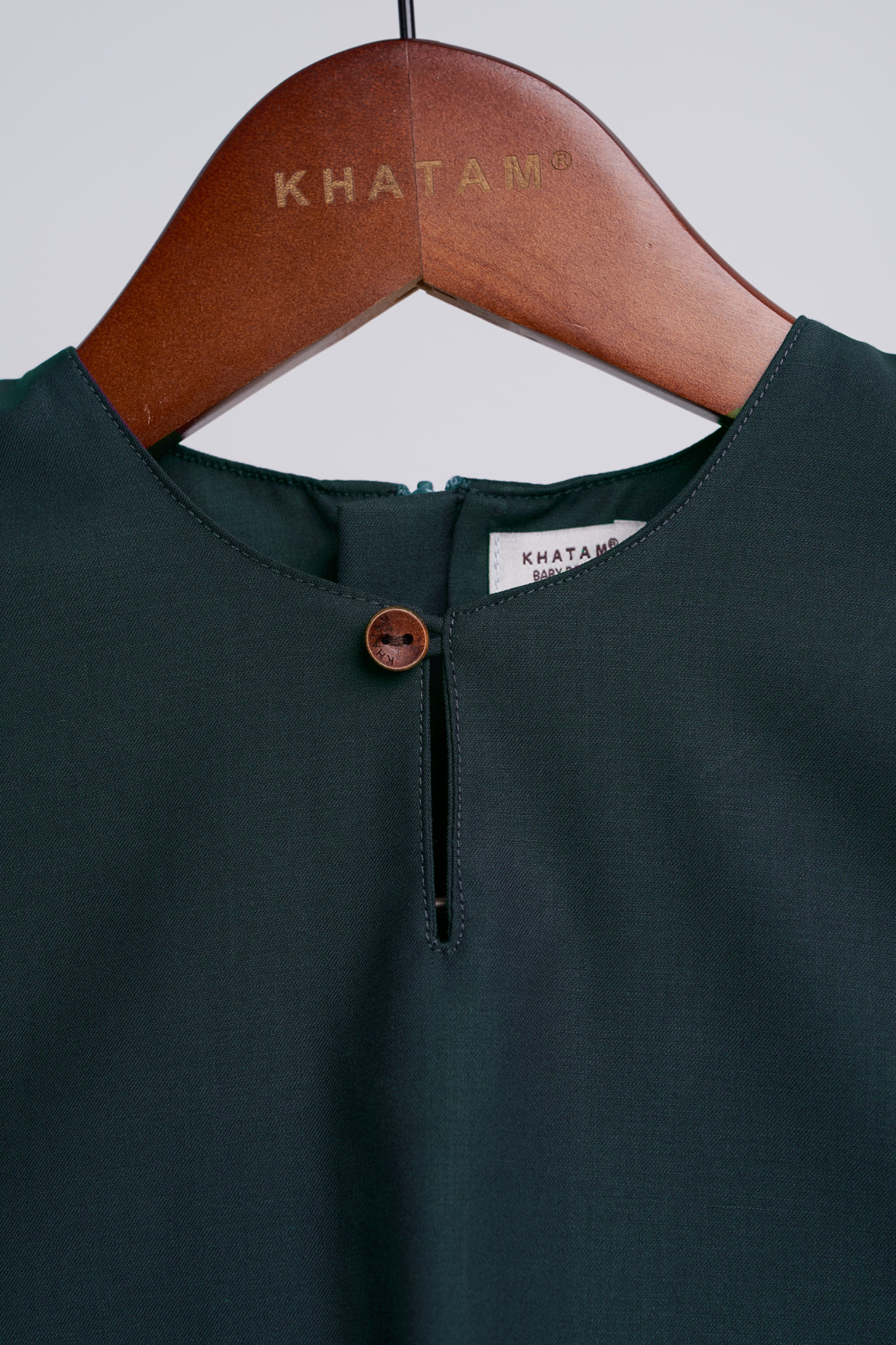 Patawali Baby Boys Baju Melayu Teluk Belanga - Deep Green