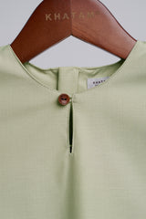 Patawali Baby Boys Baju Melayu Teluk Belanga - Honeydew