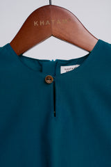 Patawali Baby Boys Baju Melayu Teluk Belanga - Deep Teal