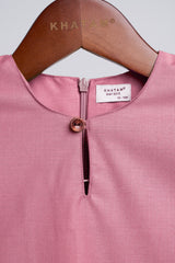 Patawali Baby Boys Baju Melayu Teluk Belanga - Pink Belacan