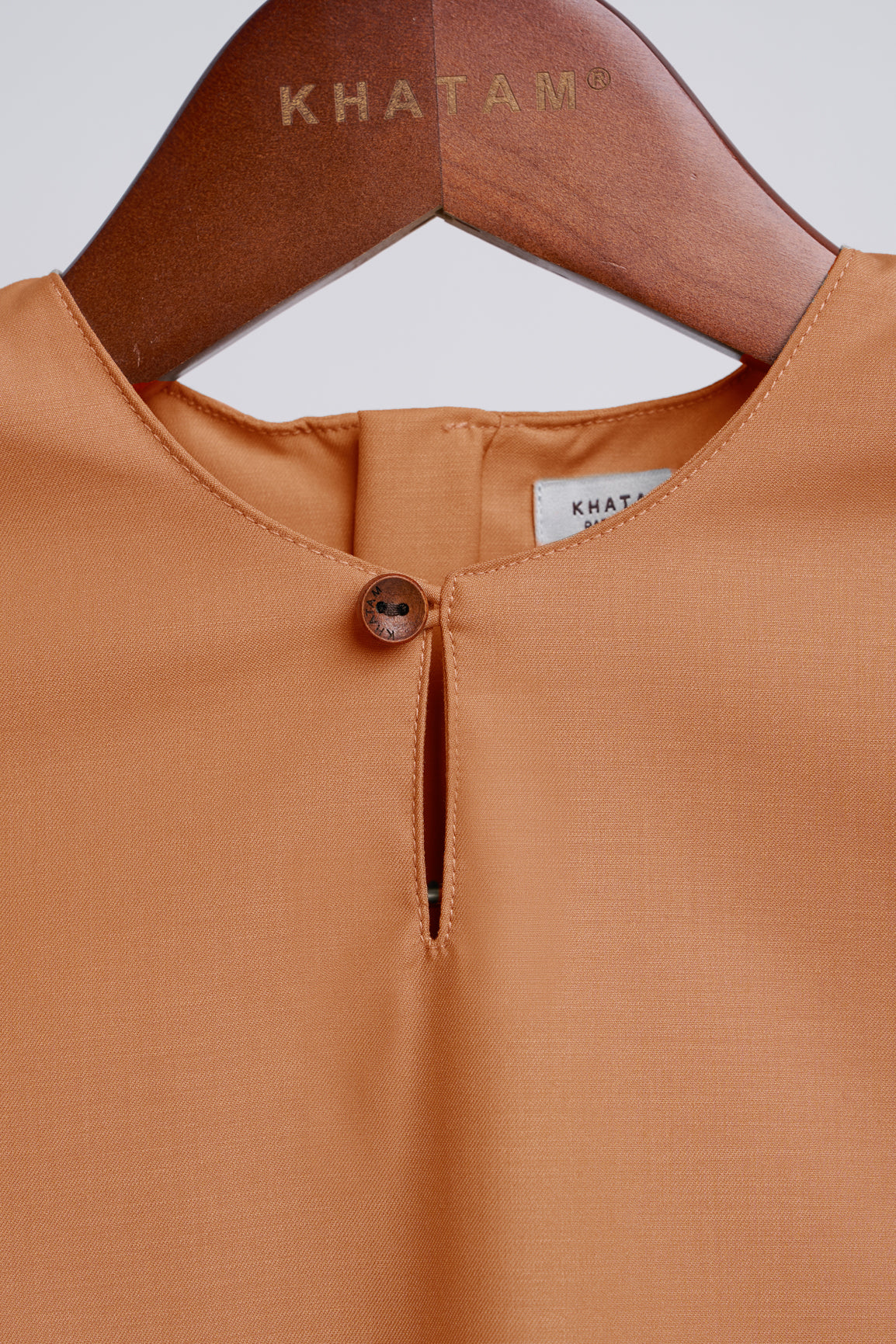 Patawali Baby Boys Baju Melayu Teluk Belanga - Apricot