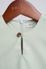 Patawali Baby Boys Baju Melayu Teluk Belanga - Mint Green