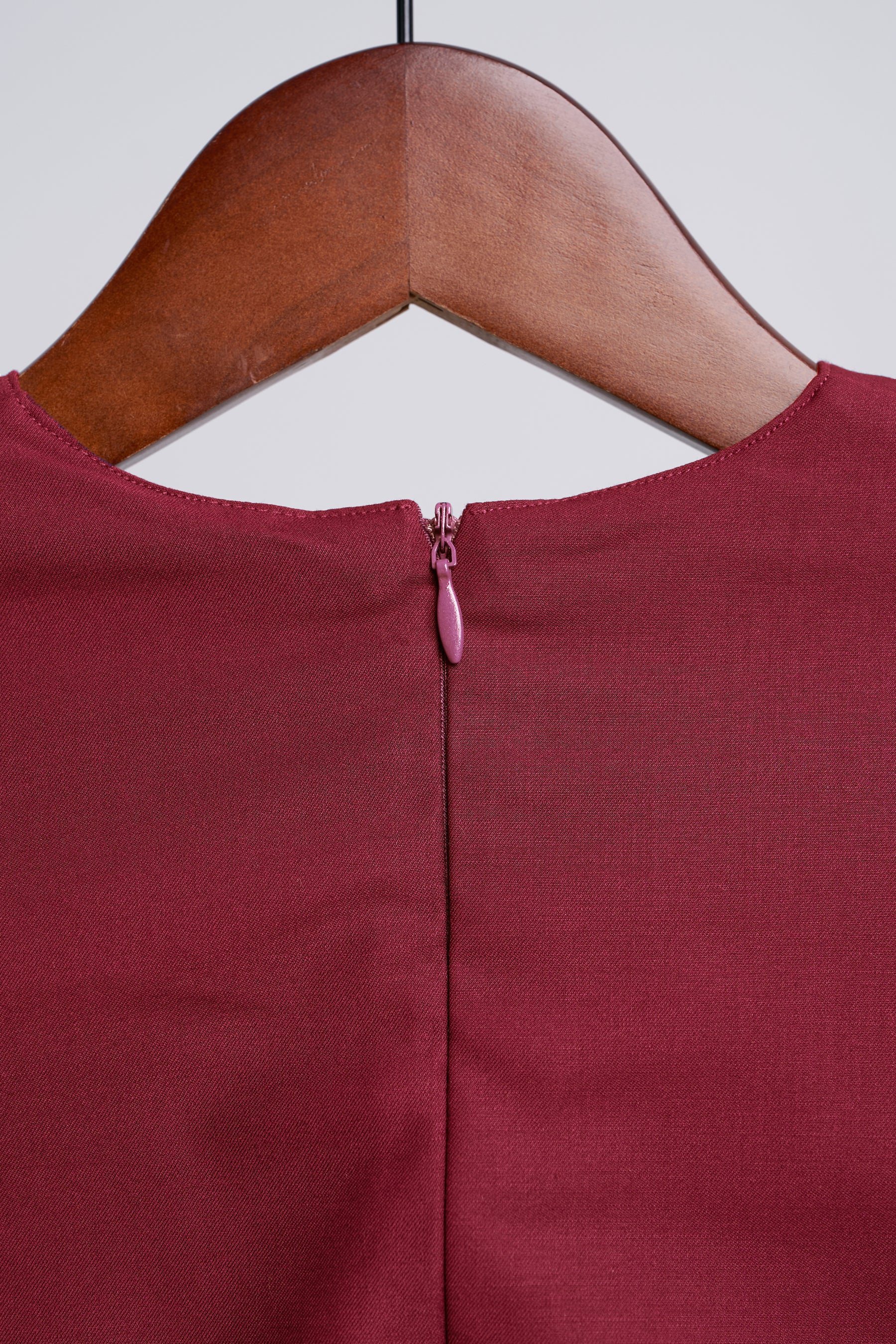 Patawali Baby Boys Baju Melayu Teluk Belanga - Mahogany Red