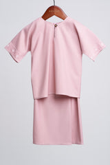 Patawali Baby Girls Baju Kurung - Soft Pink