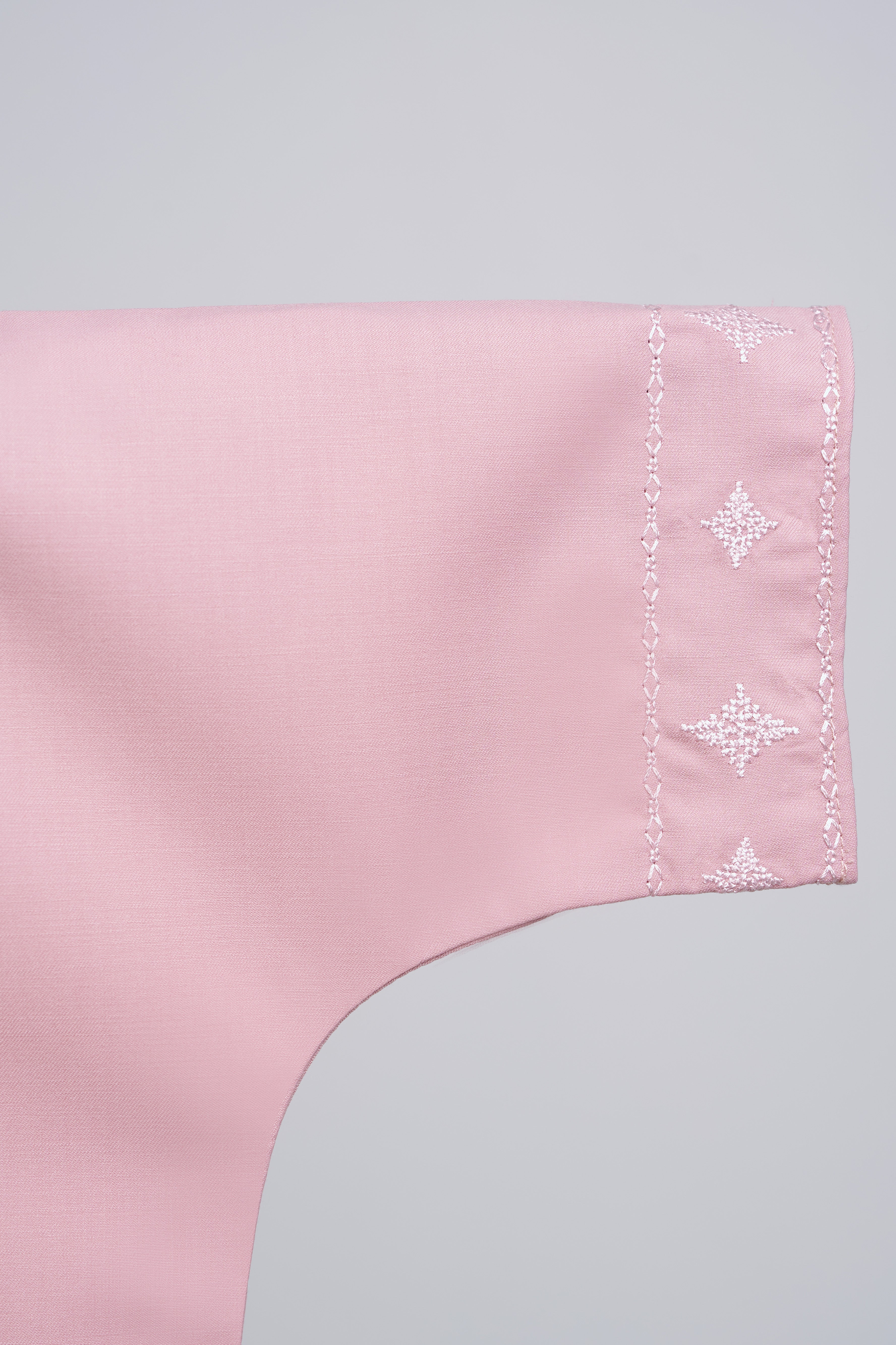 Patawali Baby Girls Baju Kurung - Soft Pink