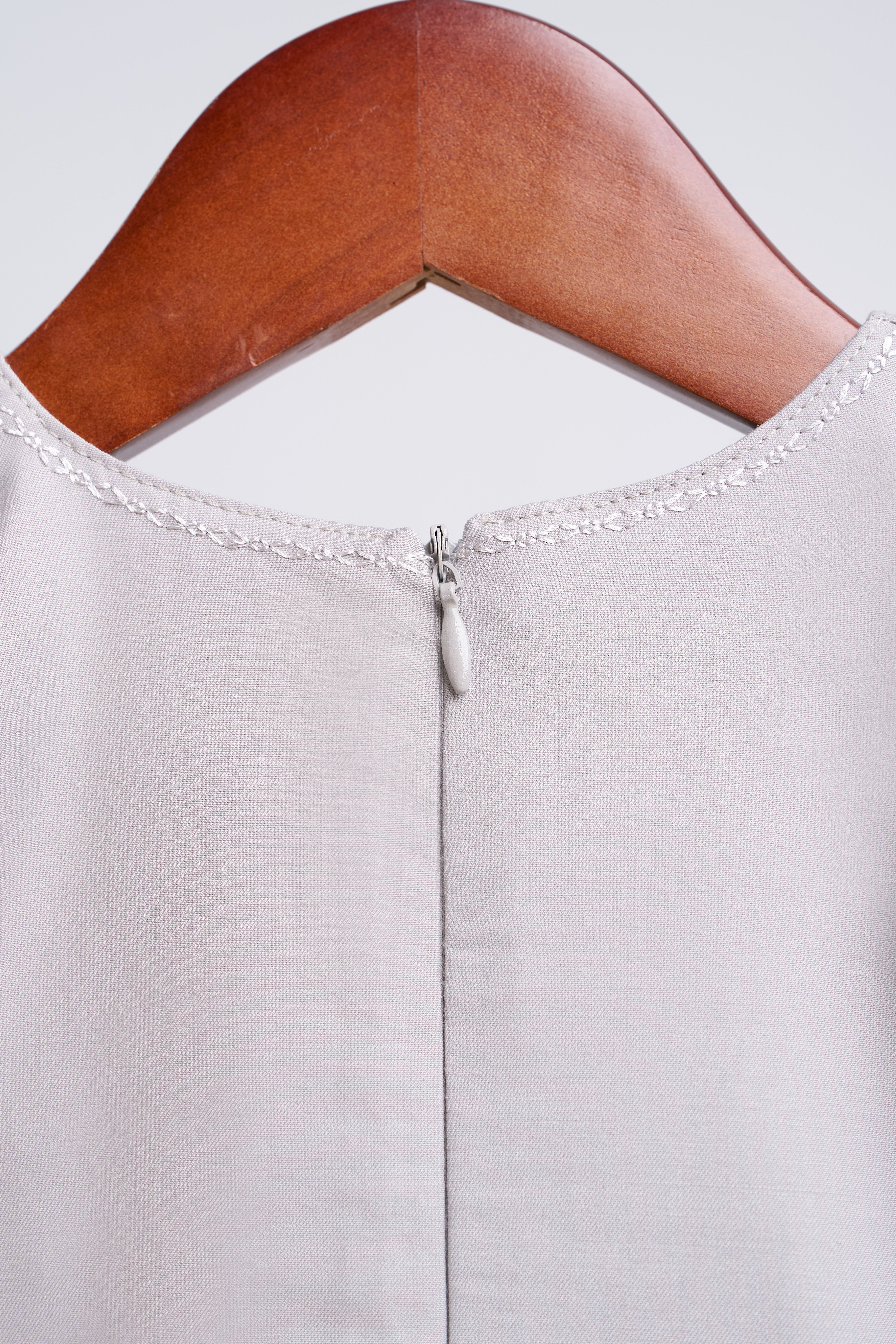 Patawali Baby Girls Baju Kurung - Ash Grey