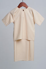 Patawali Baby Girls Baju Kurung - Beige