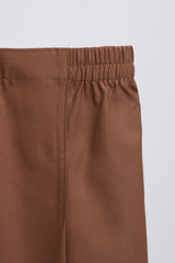 Patawali Baby Girls Baju Kurung - Coffee Brown