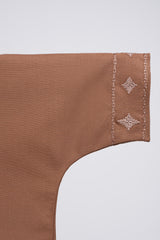 Patawali Baby Girls Baju Kurung - Coffee Brown