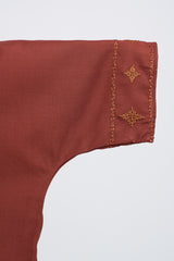 Patawali Baby Girls Baju Kurung - Bean Brown