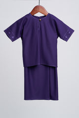 Patawali Baby Girls Baju Kurung - Dark Indigo