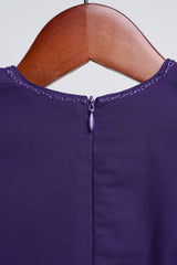 Patawali Baby Girls Baju Kurung - Dark Indigo