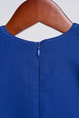 Patawali Baby Girls Baju Kurung - Royal Blue