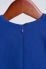 Patawali Baby Girls Baju Kurung - Royal Blue