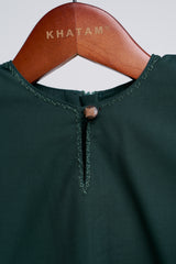 Patawali Baby Girls Baju Kurung - Deep Green