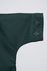 Patawali Baby Girls Baju Kurung - Deep Green