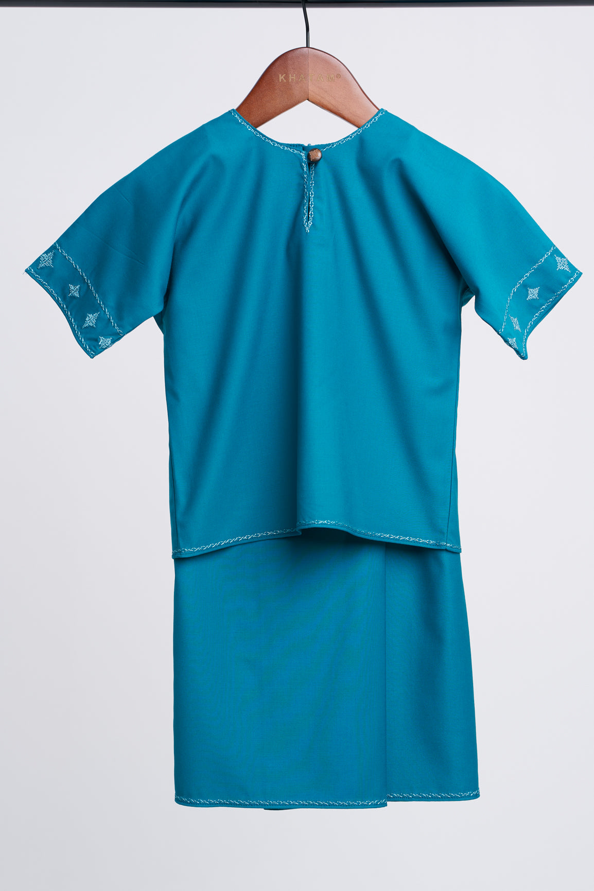 Patawali Baby Girls Baju Kurung - Turquoise