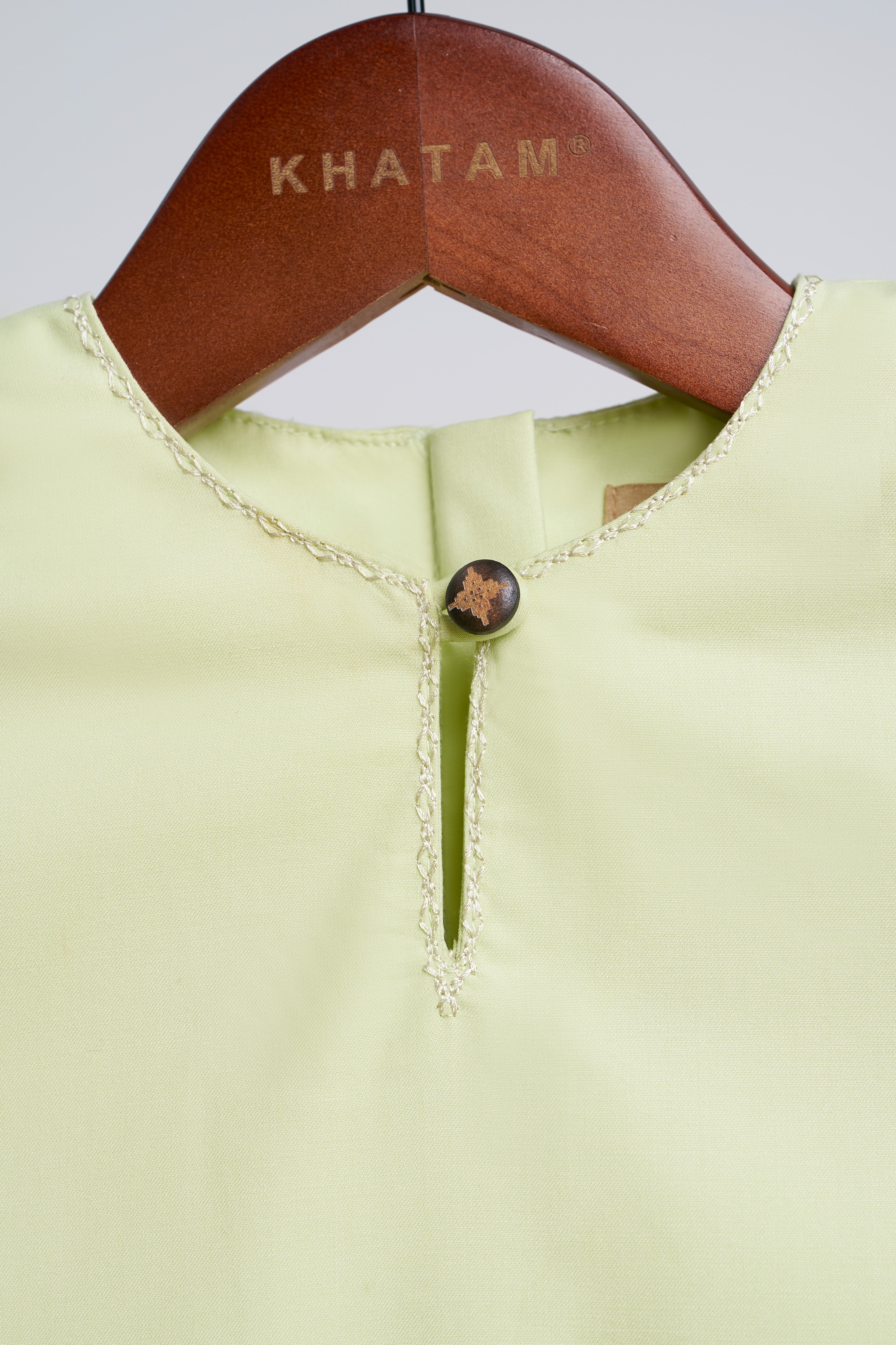 Patawali Baby Girls Baju Kurung - Honeydew