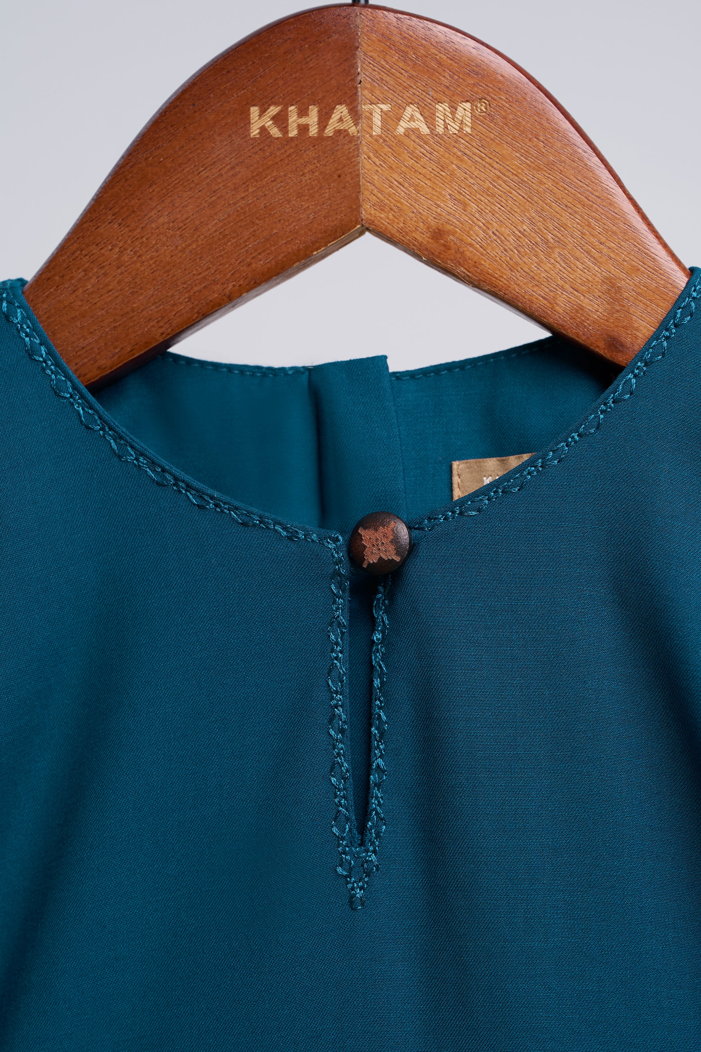 Patawali Baby Girls Baju Kurung - Deep Teal