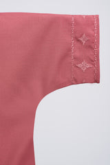 Patawali Baby Girls Baju Kurung - Dark Rose