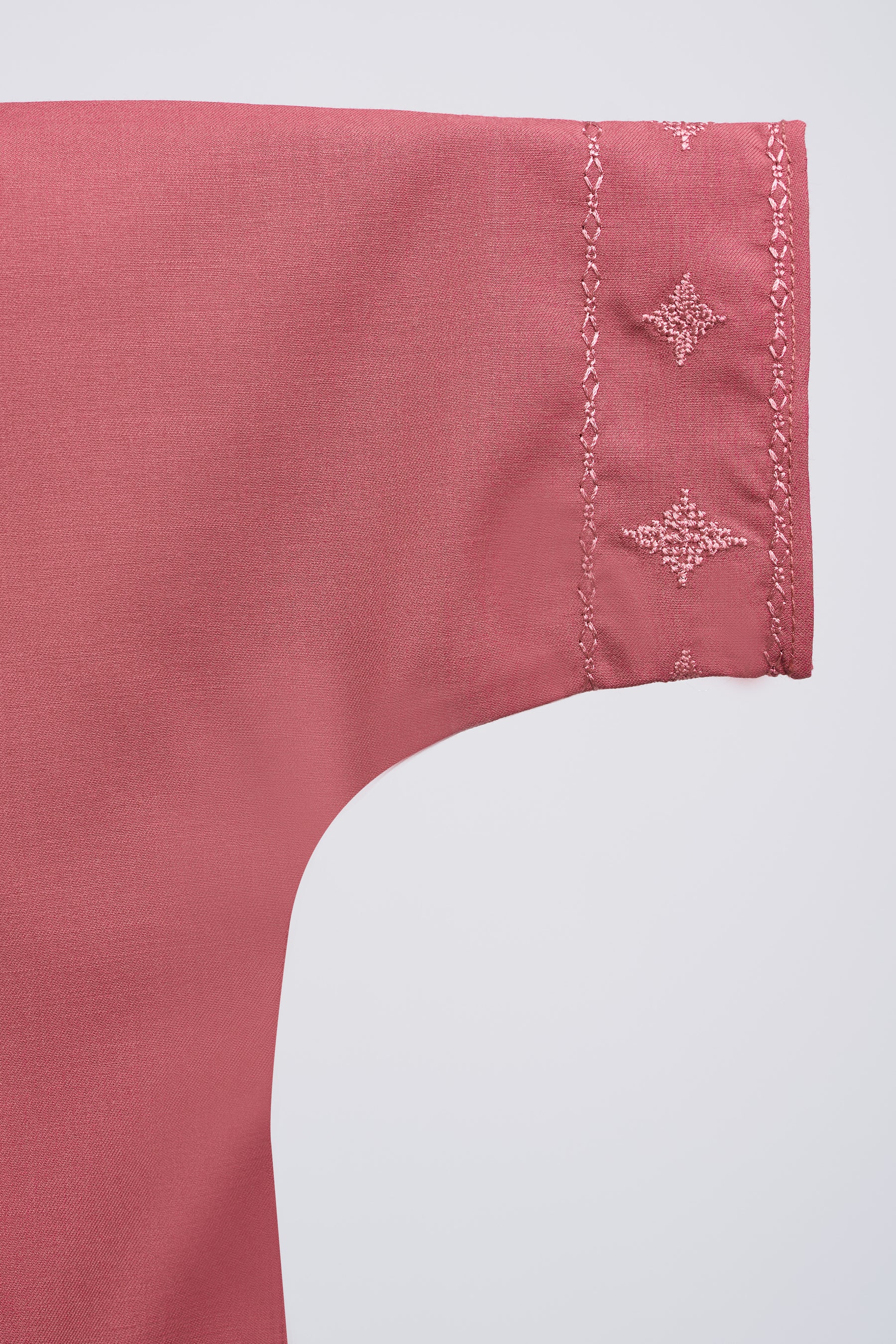 Patawali Baby Girls Baju Kurung - Dark Rose