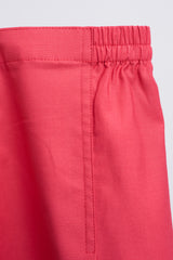 Patawali Baby Girls Baju Kurung - Rose Red