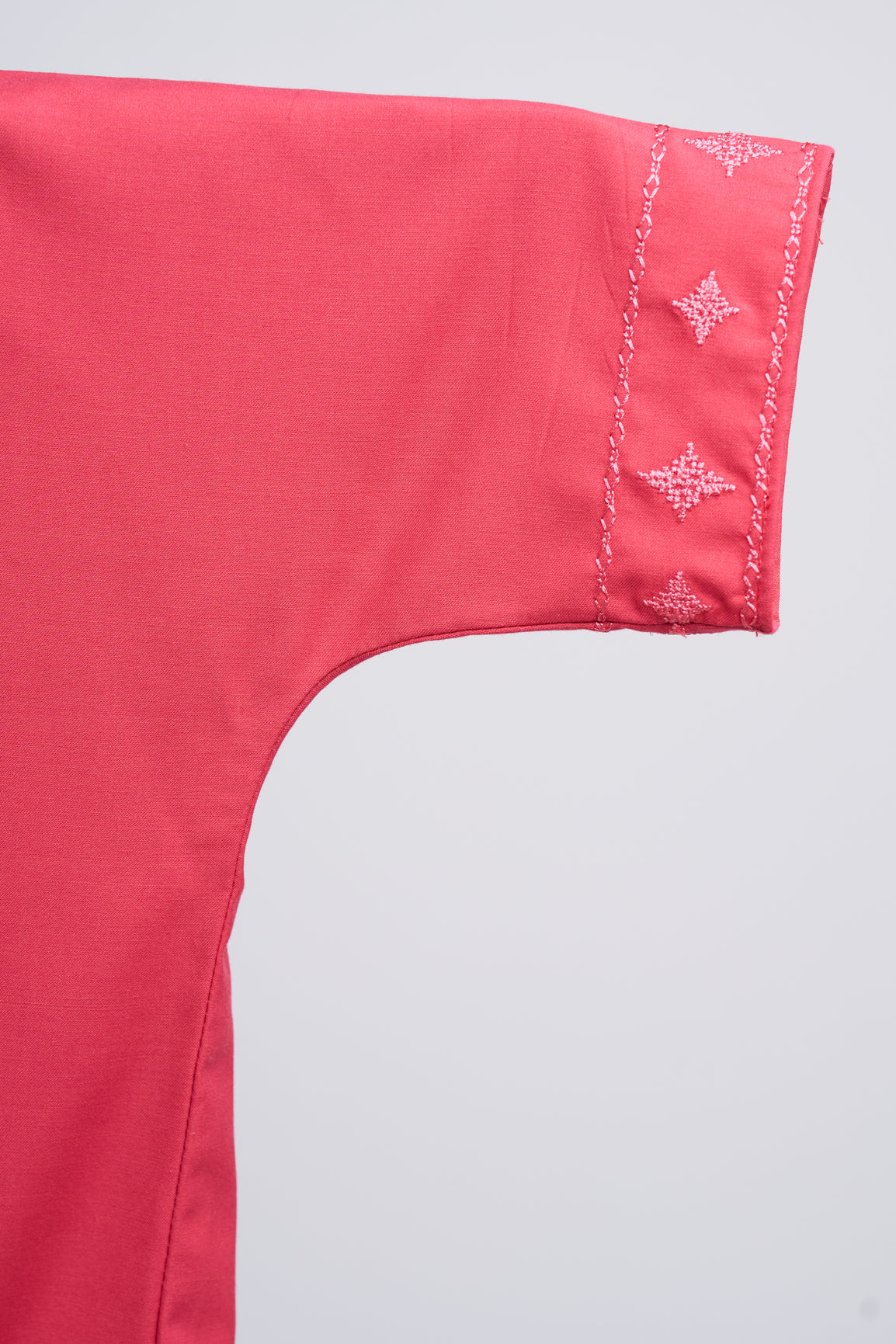 Patawali Baby Girls Baju Kurung - Rose Red