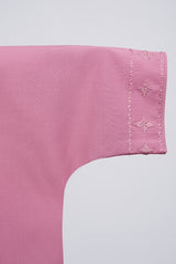 Patawali Baby Girls Baju Kurung - Pink Belacan
