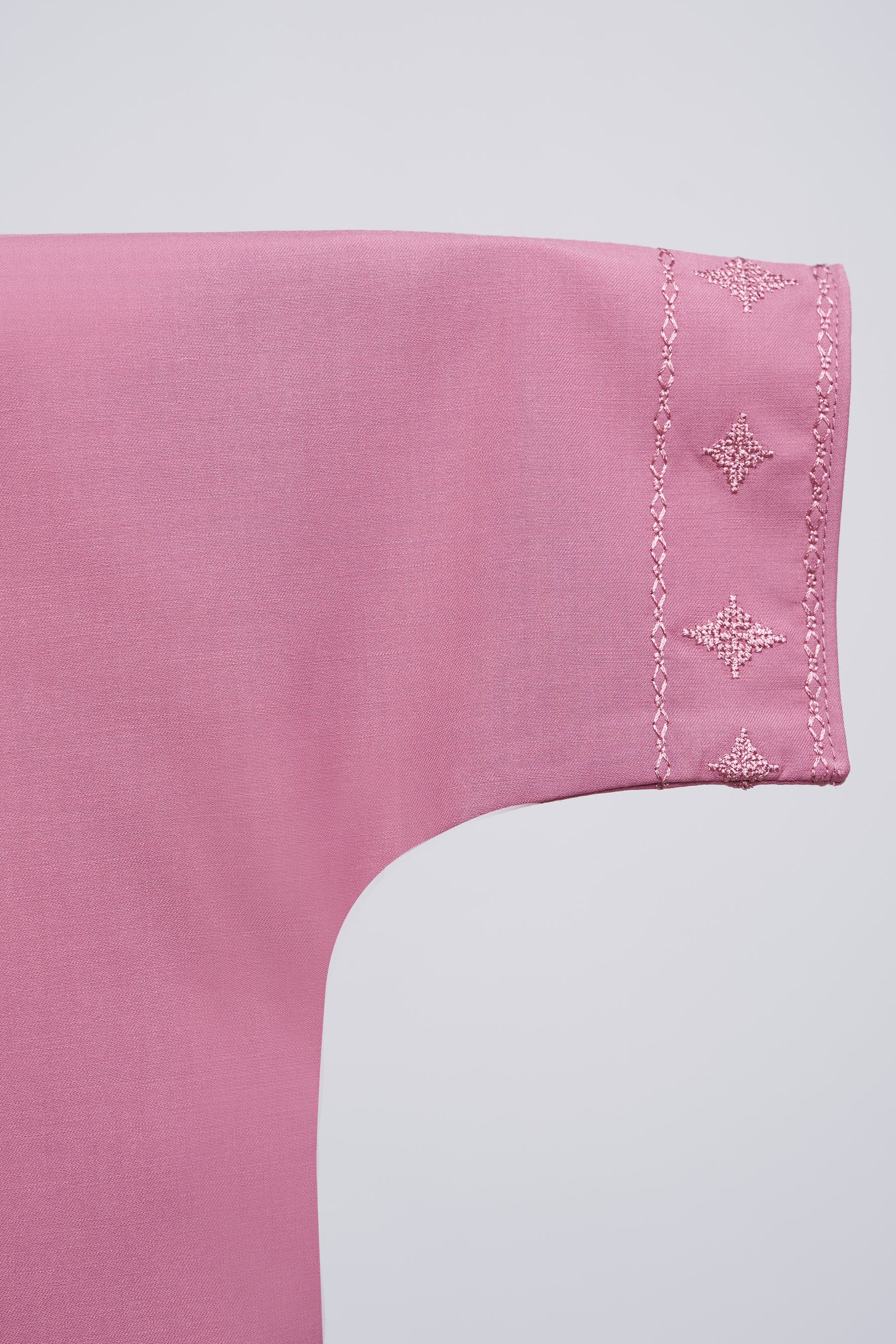Patawali Baby Girls Baju Kurung - Pink Belacan
