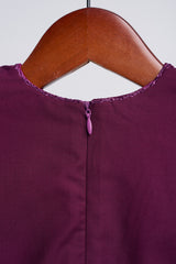 Patawali Baby Girls Baju Kurung - Purple Manggis