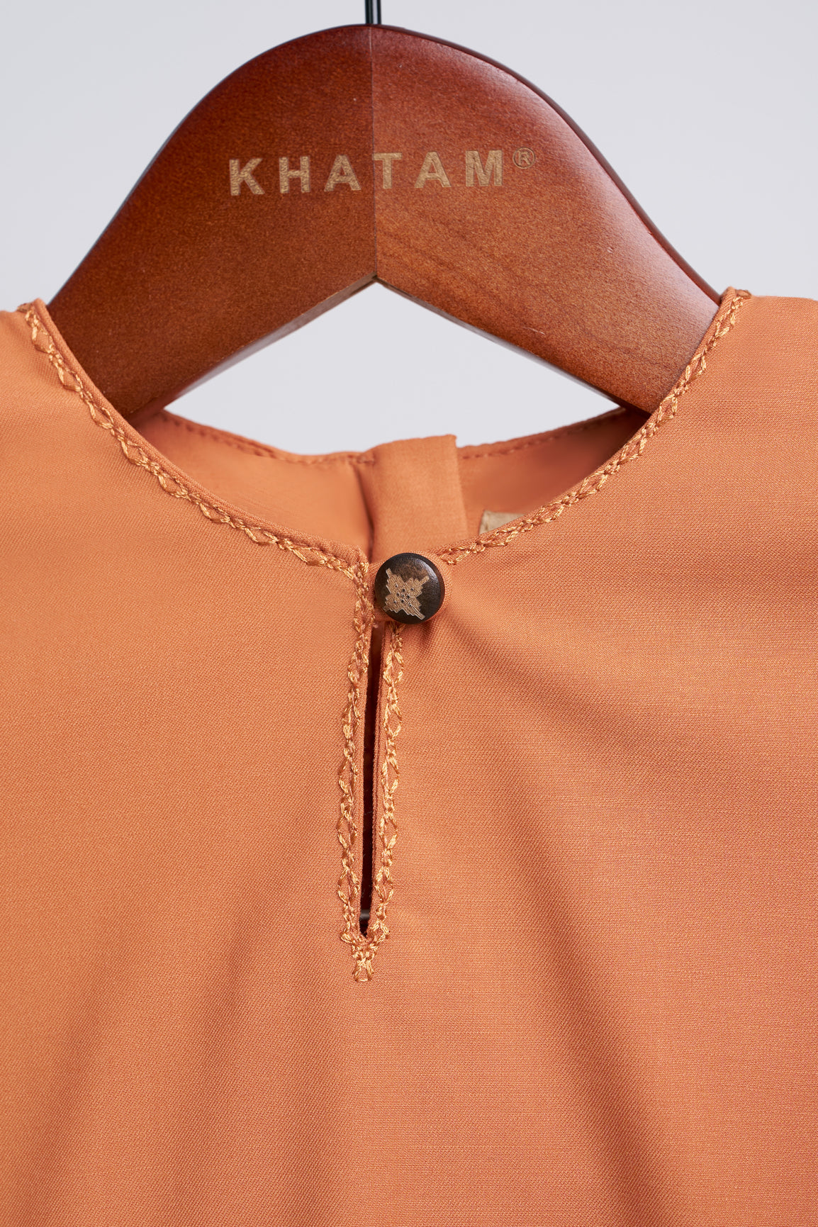 Patawali Baby Girls Baju Kurung - Apricot