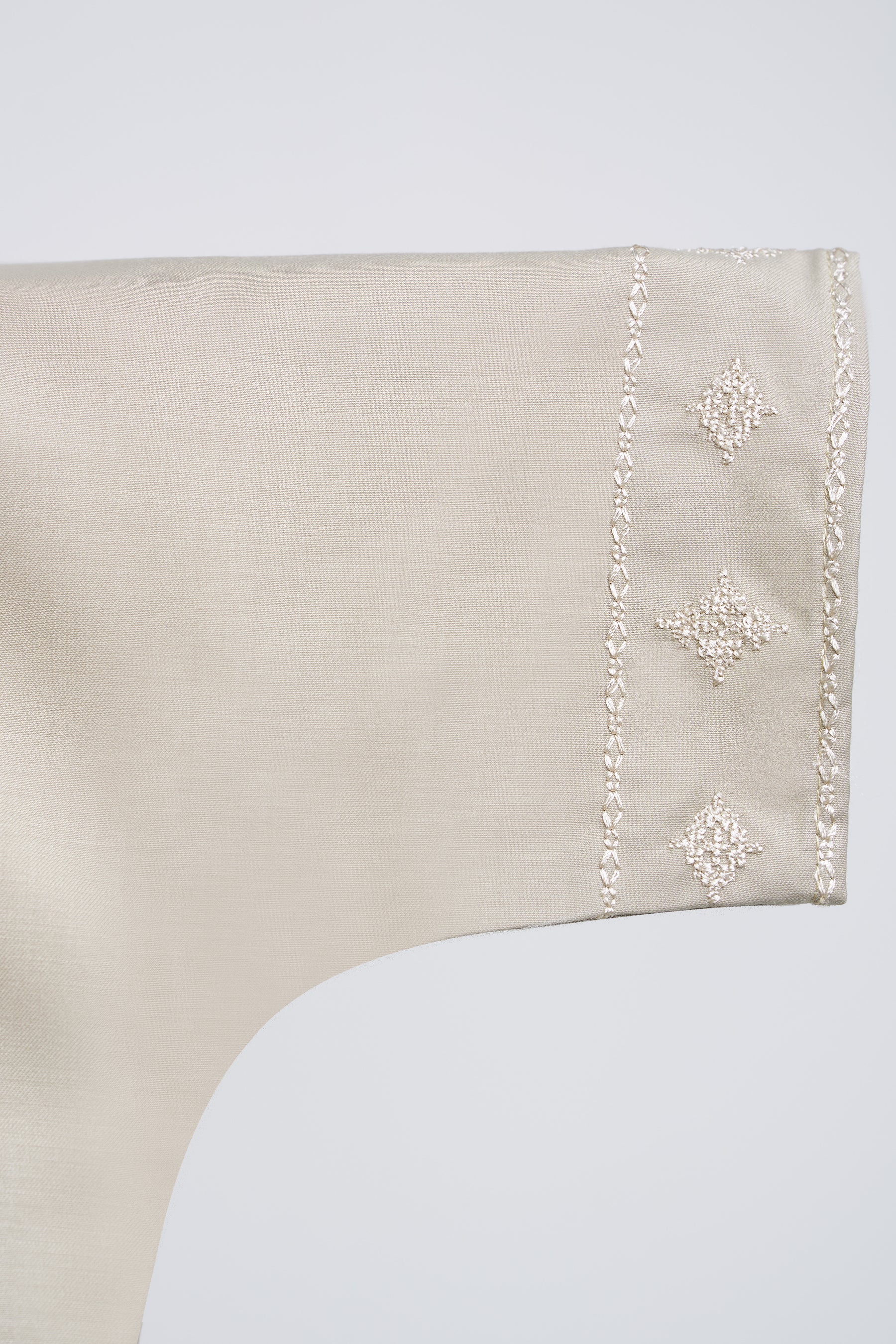 Patawali Baby Girls Baju Kurung - Light Khaki