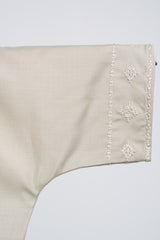 Patawali Baby Girls Baju Kurung - Light Khaki