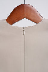 Patawali Baby Girls Baju Kurung - Light Taupe