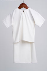 Patawali Baby Girls Baju Kurung - Antique White