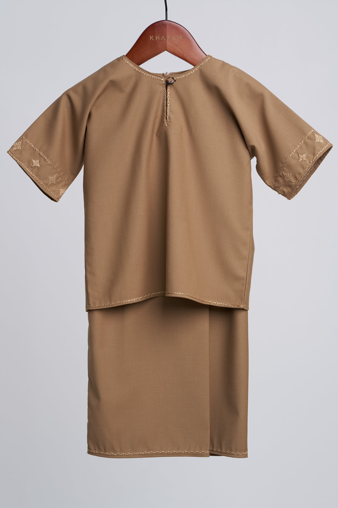 Patawali Baby Girls Baju Kurung - Hazel Brown