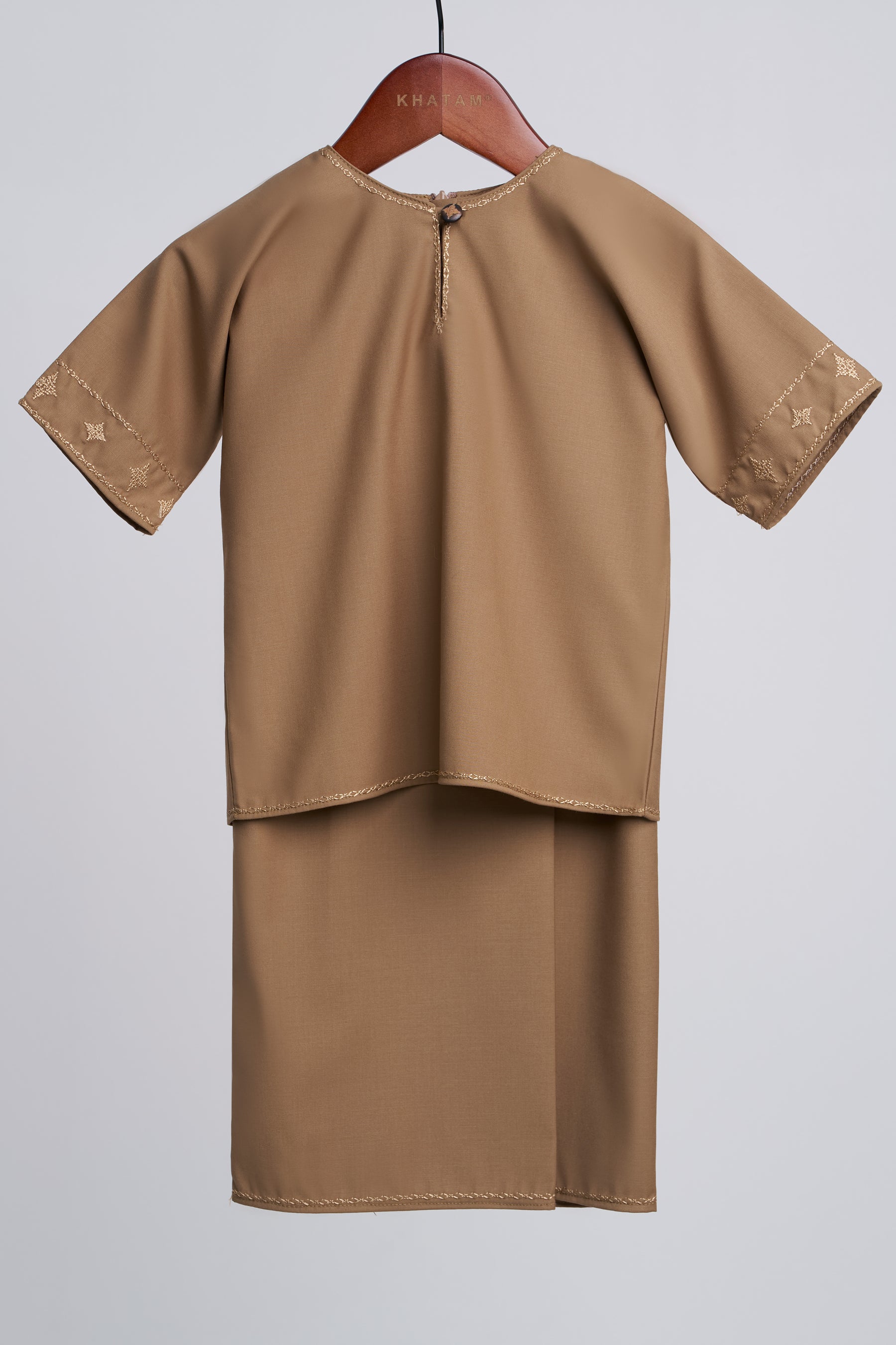 Patawali Baby Girls Baju Kurung - Hazel Brown