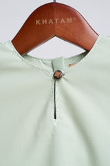 Patawali Baby Girls Baju Kurung - Mint Green