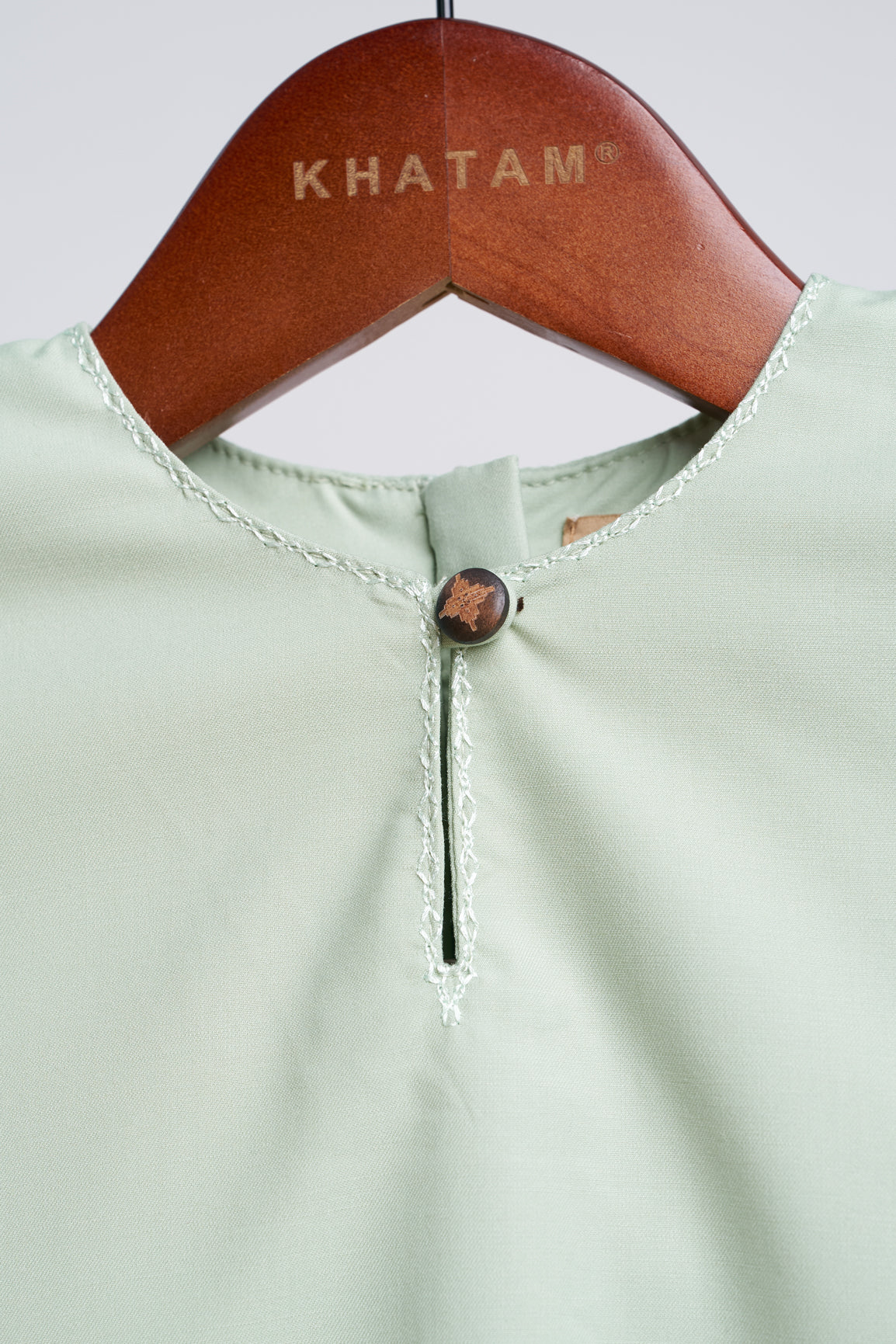 Patawali Baby Girls Baju Kurung - Mint Green