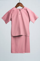 Patawali Baby Girls Baju Kurung - Dusty Pink