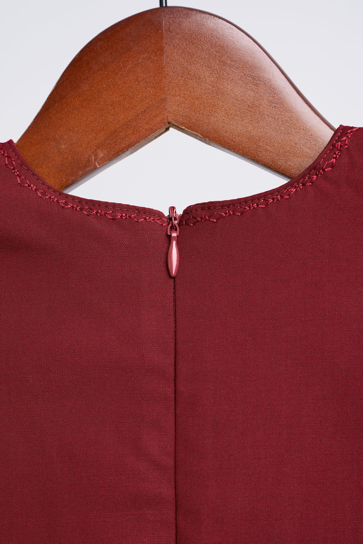 Patawali Baby Girls Baju Kurung - Mahogany Red