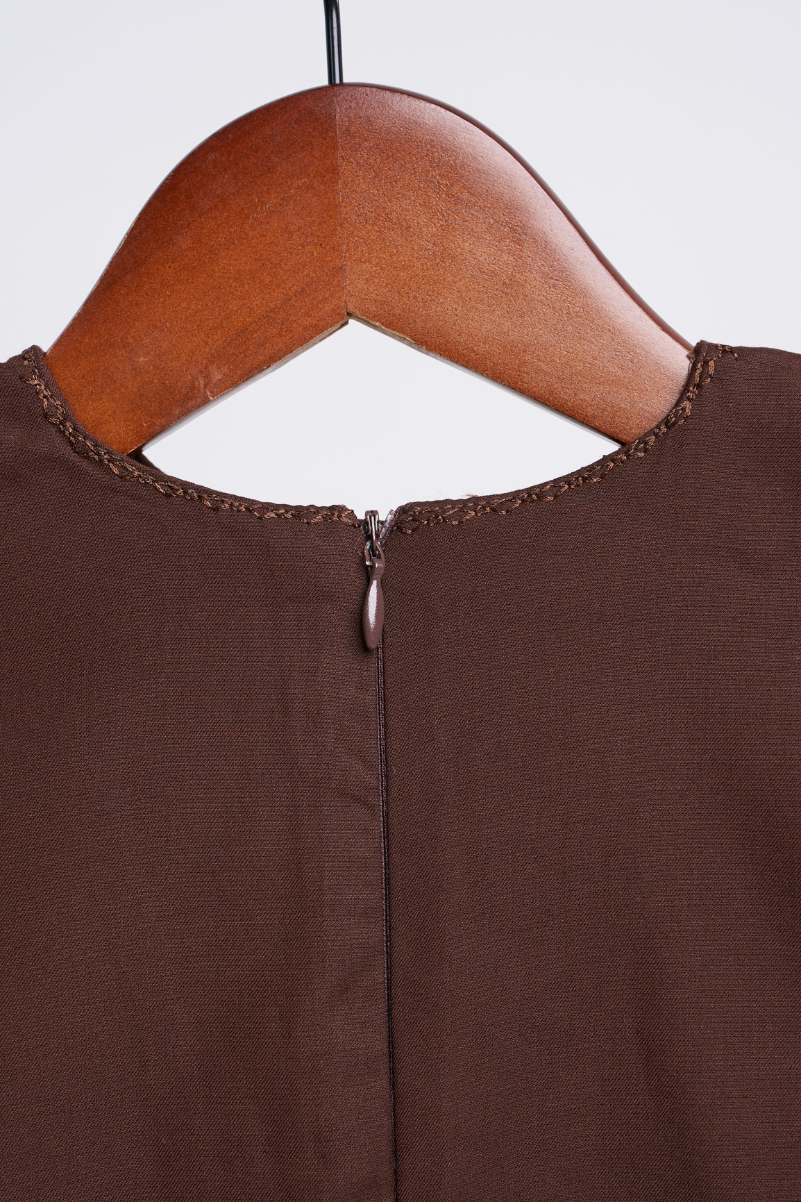 Patawali Baby Girls Baju Kurung - Dark Brown