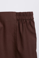 Patawali Baby Girls Baju Kurung - Dark Brown